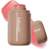 Cream Blush stick, Natural-Looking Matte Finish Makeup Blush stick, Hydrating Long Lasting Lightweight Blendable Blush for cheeks (#3 Bright Coral, 1 PC)