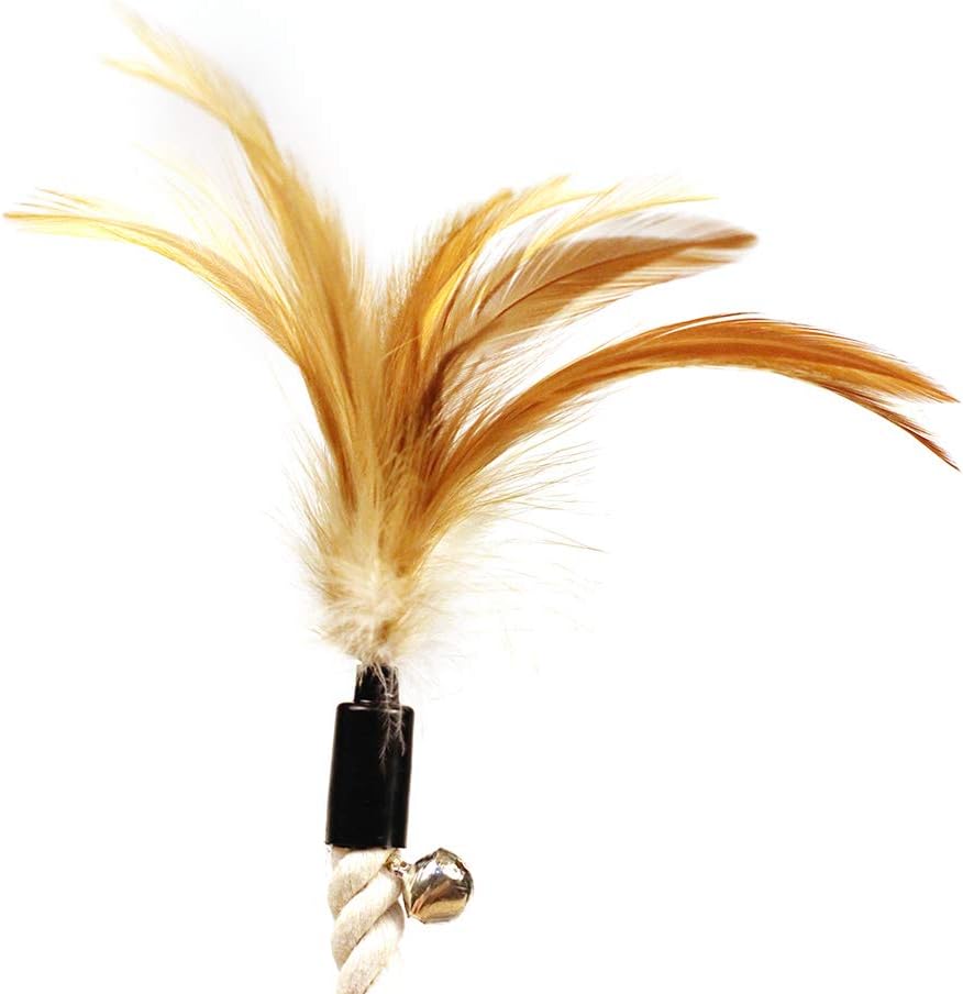 Houkiper Cat Scratching Pads Folded Sisal Carpet with Interesting Feather : Pet Supplies
