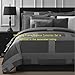 Comfy Bedding Extra Lightweight Frame 3-Piece Bedspread Coverlet Set (Full/Queen, Grey)