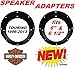 96-2013 Kenwood Speaker Package with Adapter Rings works with Harley Touring - speaker is not created by Harley