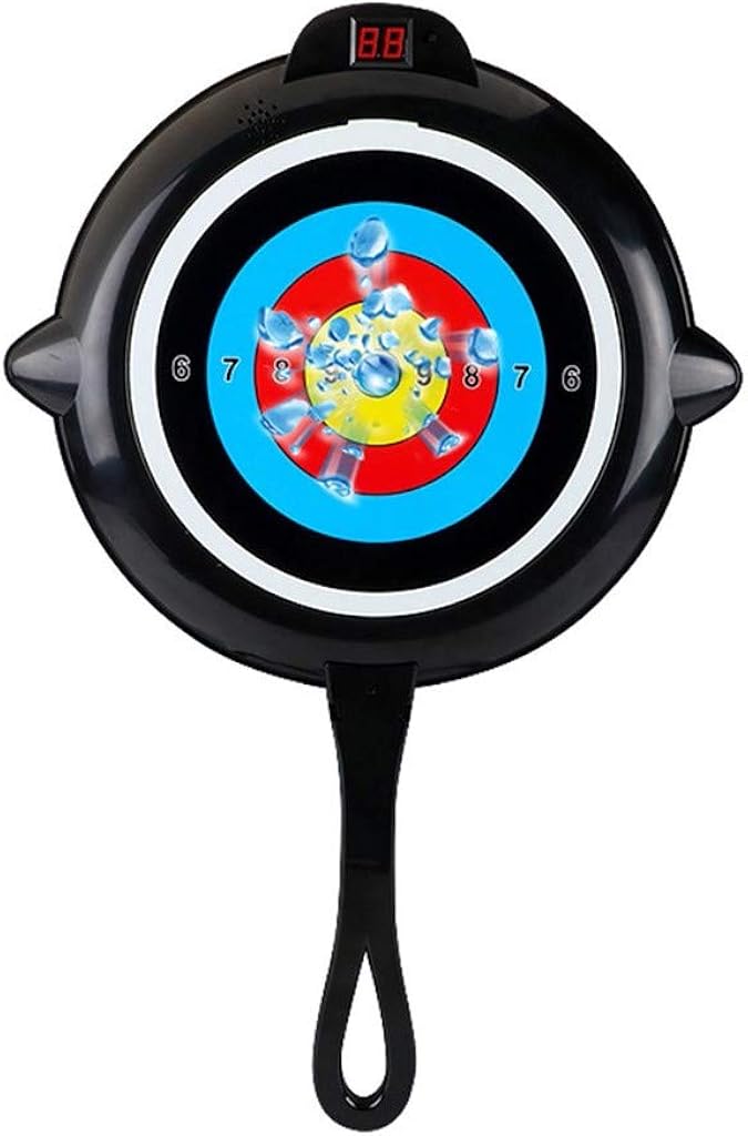 SU&YU Electric Scoring Target, Electric Scoring Auto Resets Shooting Digital Target Black