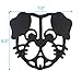 Dog Cast Iron Trivet for Hot Pots & Kitchen & Dining Table, Dog Lover Gifts & Dog Decor, Metal Wall Art, 2 or More for Set, Black, 7 by 6.5 Inches