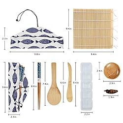 15 PACK Sushi Making Kit, Sushi Maker Roller Tool