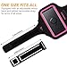 RUNBACH Armband for Galaxy S9,Running Exercise Gym Bag with Fingerprint Touch/Key Holder and Card Slot for Samsung Galaxy S9 (Pink)