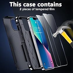 SPIDERCASE Designed for iPhone 13 Case, with [2 Pcs