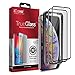 iCarez Tempered Glass Screen Protector for iPhone XS Max 6.5-Inches, 2-Pack 3D Full Coverage
