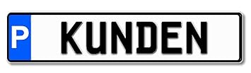 Parkplatz Schild | Kennzeichen 'KUNDEN'