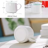 LOZACHE 3D Cow Mug 12oz Cute Inside Cartoon Handmade Figurine Milk Tea Cup view 2