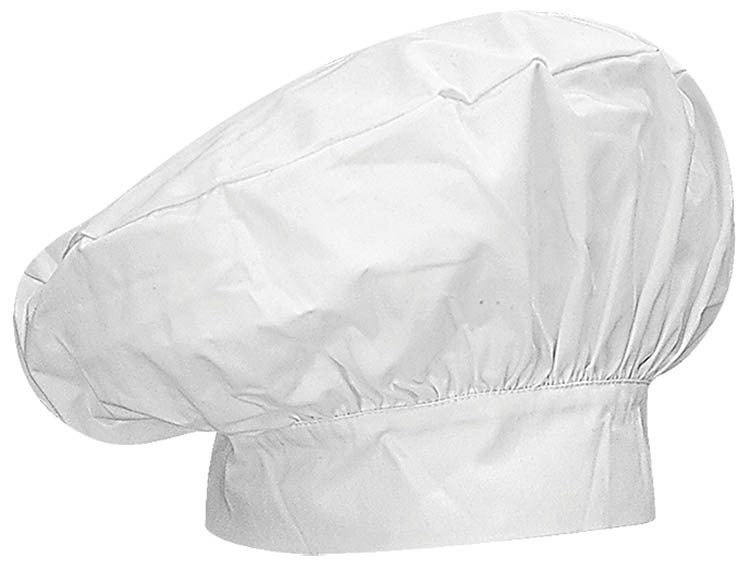 MISEMIYA Gorro Forma Seta Chef's hat Mushroom-Shaped Cap 918, Blanco, Pack 1 Pcs