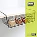 Smart Design Undershelf Storage Basket - Medium - Snug Fit Arms - Steel Metal Wire - Rust Resistant - Under Shelves, Cabinet, Pantry, and Shelf Organization - 16 x 5.5 Inch - Bronze