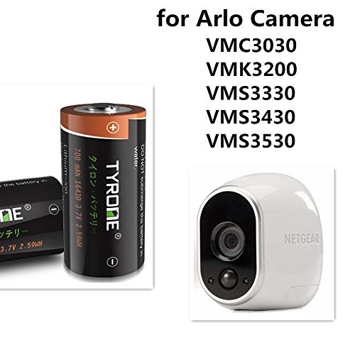 RCR123A Rechargeable Batteries Compatible Arlo Wireless CAM [ 8 Pack 3.7V Li-ion CR123A ], Arlo Batteries Rechargeable, Tyrone CR123A Rechargeable Battery Compatible Flashlight - Thumbnail 4
