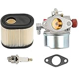 Anzac Carburetor Carb for Tecumseh 640173 640174 640262 640262A 640124 640156 640168 LEV110 LEV115 LEV120 with air Filter Spark Plug