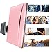 AHGXG Padfolio/Resume Portfolio Folder - Interview/Letter Document Organizer & Business Card Holder - with Letter-Sized Writing Pad Professional Gift for Business, Interview, Resume - Pink