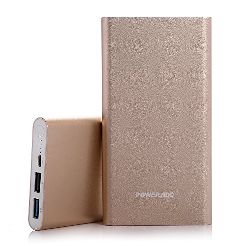 Poweradd&trade; Pilot 2GS 10000mAh Dual USB Portable Charger Backup Battery Pack with Quick Charge and Aluminum Body... image