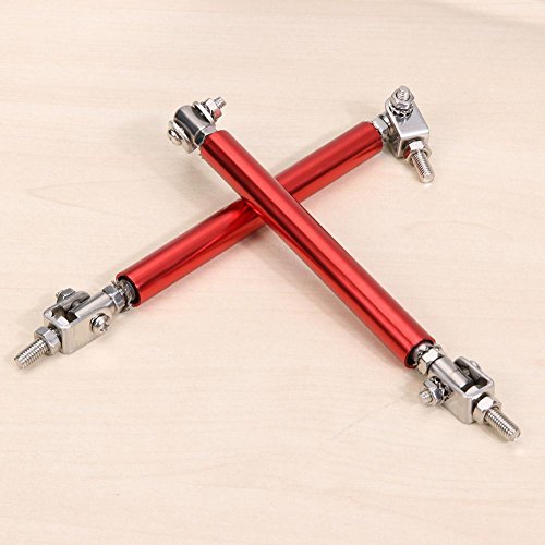 image for Whitelotous 2pcs Universal 100mm Adjustable Car Auto Front Bumper Lip 