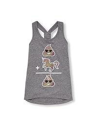 The Children's Place Top sin mangas con espalda grande para niñas