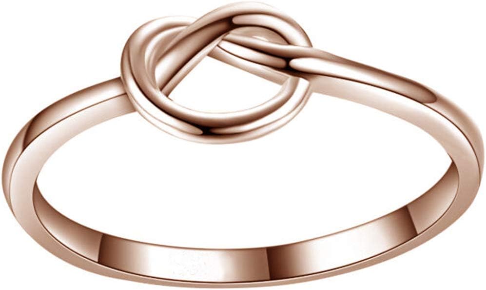 Kingray Jewelry Stainless Steel Love Knot Friendship Promise Ring Size 3-13