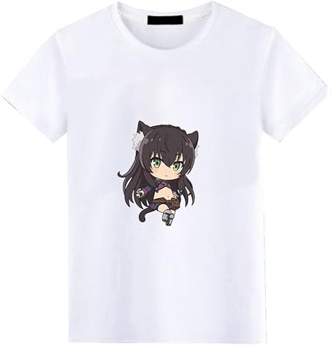 Amazon Met You 異世界魔王と召喚少女の奴隷魔術 レム シェラ コスプレ服 ｔシャツ コットン 夏 萌え萌え 男女兼用 コスチューム Cosplay L C コスプレ 仮装 通販