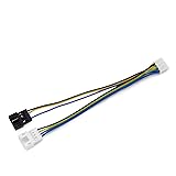 GENNEL Graphics Card PWM Fan Splitter 4 pin to Dual