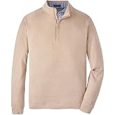 PETER MILLAR Grant Birdseye Quarter Zip Pullover | Cashmere Blend