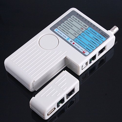 Engadget Zone 4 in 1 Remote RJ11 RJ45 USB BNC LAN Network Phone Cable Tester Meter