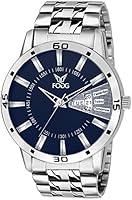Fogg Analog Blue Day and Date Men's Watch 2038-BL