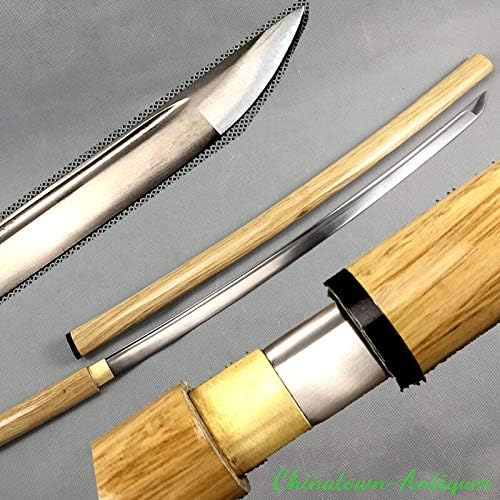GLW Sword Japanese Shirasaya Katana Samurai Sword Hand Forged Carbon Steel Sharp #3194