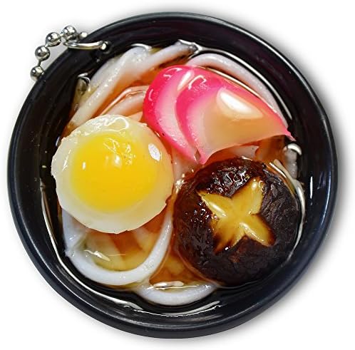 Fish Cake Egg Mushroom Udon Keychain Fake Food Japanese Food Key Ring Cute New