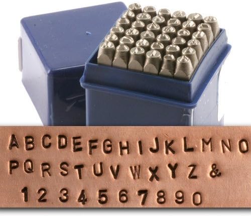 36 Piece Metal Number Stamp Set 3mm
