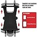 Bike Phone Mount Holder, Shock-Proof/Anti-Shake Silicone Strap Universal Adjustable Bicycle Motorcycle Handlebar Mount Compatible GPS iPhone Xs Max, 8/8 Plus, 7, 6/6s Plus, S9thumb 1