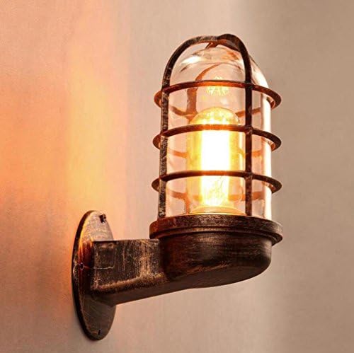 AISHUAIGE E27 Retro Iron Art Wall Light Creative Glass Lampshade Water pipe Lamps Hotel Restaurant Living room Corridor Bedroom Wall lamp Lighting