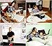 Laptop Stand for Bed with Mouse Pad and Tie, Pixiri Height Adjustable Lap Desk for Adults and Kids, Laptop Bed Tray, Foldable Laptop Desk, Portable Lap Table for Writing on Couch Sofa – Larger Sizethumb 1