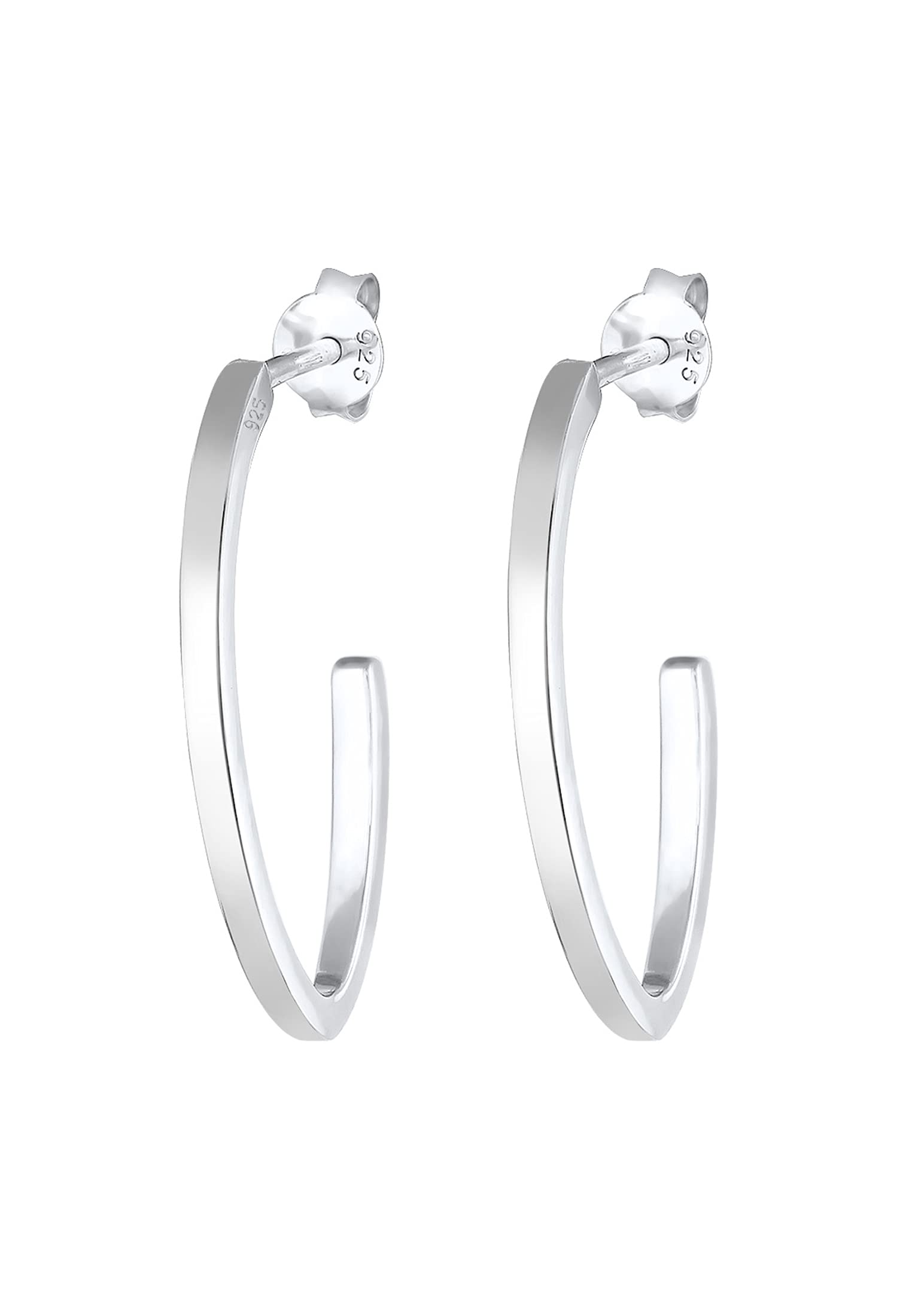 Elli Women's 925 Sterling Silver Hoop Earrings