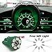 Partsam T10 194 2825 LED Light Bulb 168 LED Bulbs Bright Instrument Panel Gauge Cluster Dashboard LED Light Bulbs Set 10Pcs-Green