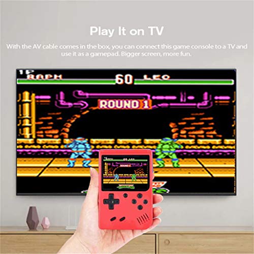 Mini Handheld Game Console Built-in 168 Retro Games 3 Inch Classic Game Player Support TV Out (Black) - Thumbnail 6