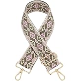 LOHGOU Adjustable Purse Bag Strap Wide Crossbody Strap Replacement Strap Extender for Handbag Shoulder Bag