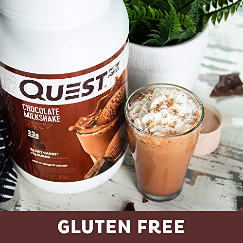 Quest Nutrition Chocolate Milkshake Protein Powder; 22g Protein; 1g