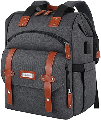 Travel Laptop Backpack, Doctor Teacher Work RFID Anti Theft Durable Laptops Backpack with USB Charging Port, Water Resistant Wide Open College School Computer Bag for Men Women Fits 15.6 Inch Notebook 1 Travel Laptop Backpack, Doctor Teacher Work RFID Anti Theft Durable Laptops Backpack with USB Charging Port, Water Resistant Wide Open College School Computer Bag for Men Women Fits 15.6 Inch Notebook