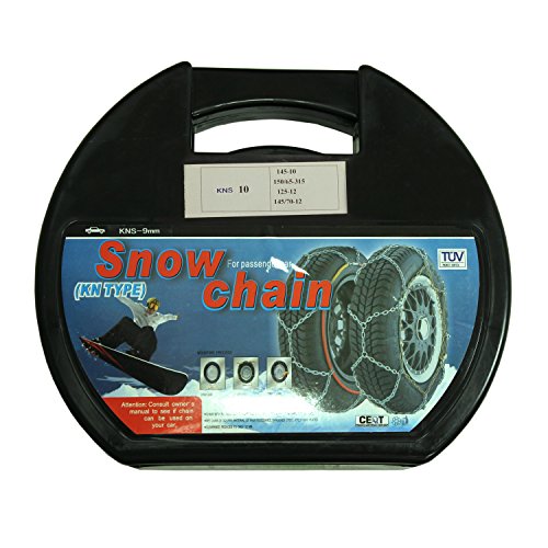 ALEKO Pair of High Quality Passenger Car Snow Chain 9mm