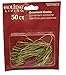 Ornament Hooks: Brass Colored Hooks, 1 Package of 50
