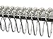 Heavy Duty Roller Shower Curtain Rings, Clipperton RollerRings, Set of 12, Roller Shower Curtain Hooks in Chrome