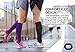 Crucial Compression Socks for Men & Women (20-30mmHg) - Best Graduated Stockings for Running, Athletic, Travel, Pregnancy, Maternity, Nurses, Medical, Shin Splints, Support, Circulation & Recovery