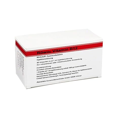VITAMIN B12 RÖWO 1.000 µg Ampullen 50 ml Ampullen