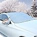 ATUNME Car Windshield Snow Cover Frost Guard, Windproof Car Front Window Cover with Rearview Mirror Protective Covers, Winter Ice Dust Protector Sun Shade Fits Most Vehicle, Auto Cars, CRV SUV RV