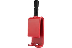 FIX ZHANG 43416 Red Anchor Install Adapter Compatible with Eskimo and All Ice Anchor Drills, Ice Anchor Installation Tool Accessories for Ice Fishing Shelters Tent