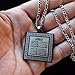 Men's Gunmetal 4 Qul Quls Quran Surah Necklace Islamic Islam Muslim Allah (24
