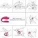 G Spot Vibrator with Clitoris Stimulator, Waterproof Couples Vibrator with 10 Vibration Modes Clitoris Anal Vibrator Wireless Remote Vigina Stimulator Adult Sex Toy for Couples Fun or Women Solo Playthumb 1
