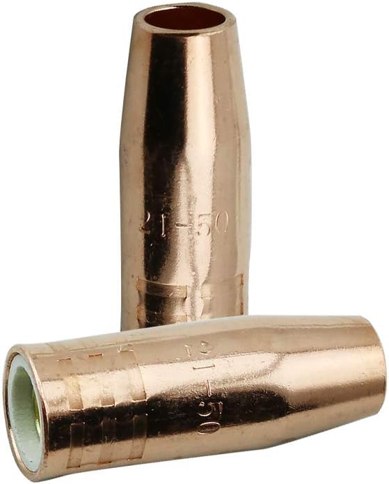 Weldingcity 2 Pk Gas Nozzle 21 50 1 2 For Lincoln Magnum 100l And Tweco Mini 1 Mig Welding Guns Mig Welding Equipment Amazon Com