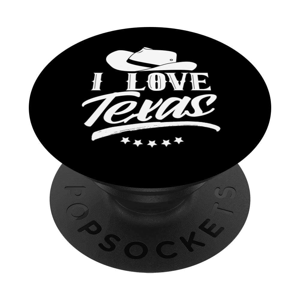 I Love Texas Pride Texan Sayings State PopSockets Swappable PopGrip