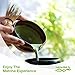 Bamboo Whisk (Chasen) and Hooked Bamboo Scoop (Chashaku) - Matcha Tea Whisk for Matcha Tea Preparation - MATCHA DNA Brand - Traditional Matcha Whisk Made from Durable and Sustainable Golden Bamboo
